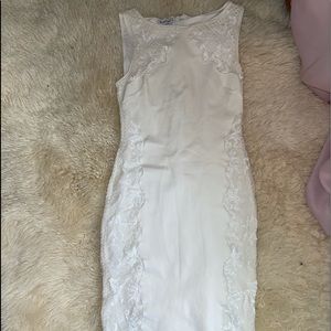 Bebe sequin bandage midi dress